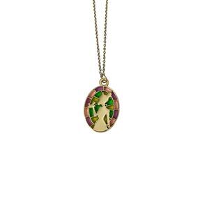 Disney Her Universe Princess and the Frog Gold  Pendant Charm Necklace